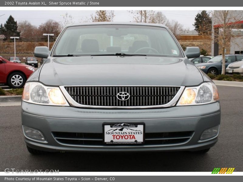 Silver Spruce Metallic / Stone 2002 Toyota Avalon XL