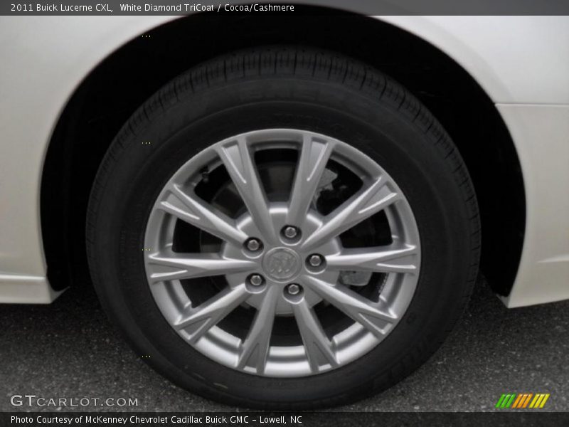 White Diamond TriCoat / Cocoa/Cashmere 2011 Buick Lucerne CXL