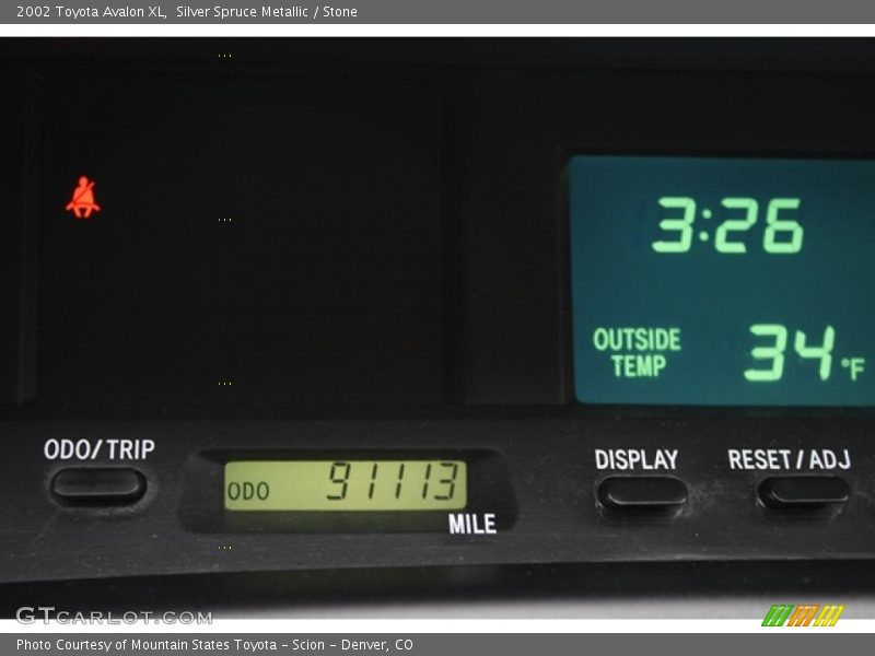 Silver Spruce Metallic / Stone 2002 Toyota Avalon XL