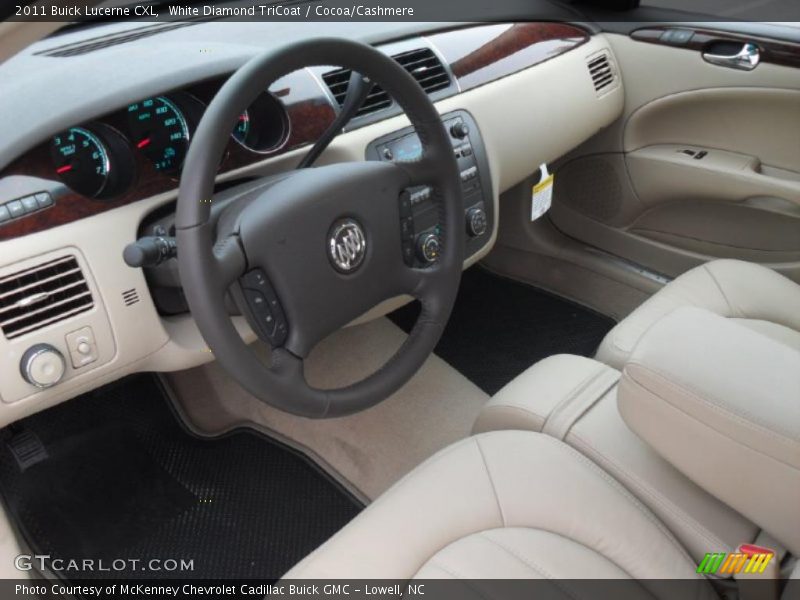 White Diamond TriCoat / Cocoa/Cashmere 2011 Buick Lucerne CXL