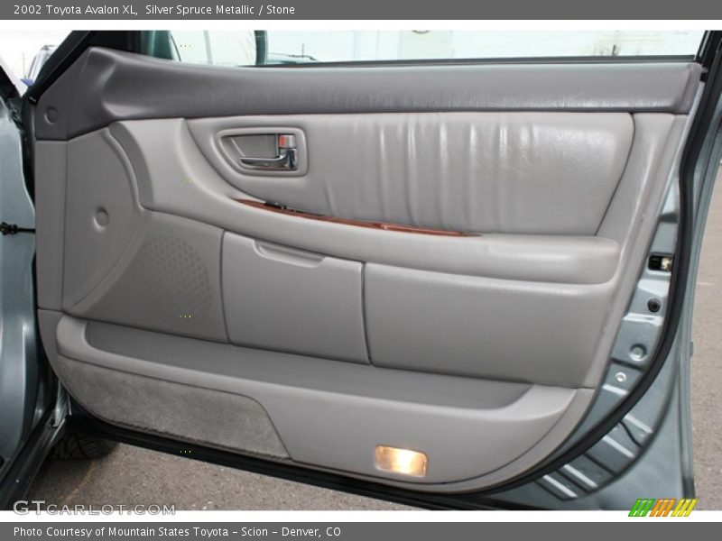 Silver Spruce Metallic / Stone 2002 Toyota Avalon XL