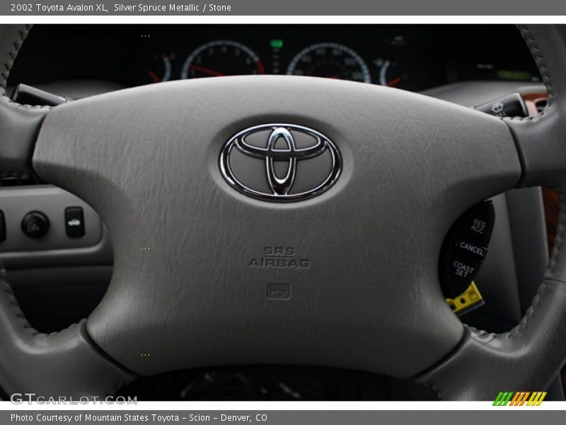 Silver Spruce Metallic / Stone 2002 Toyota Avalon XL