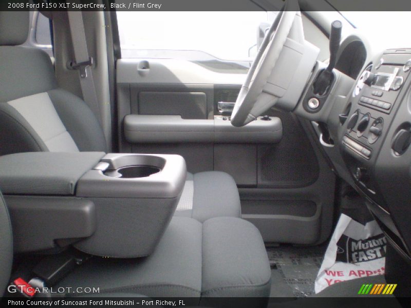 Black / Flint Grey 2008 Ford F150 XLT SuperCrew