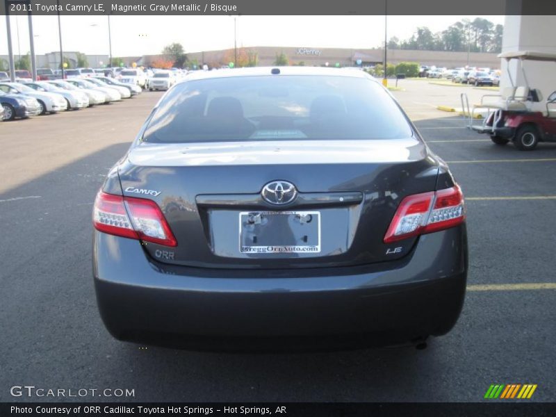 Magnetic Gray Metallic / Bisque 2011 Toyota Camry LE