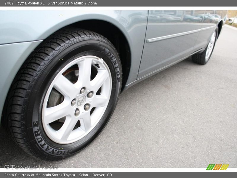 Silver Spruce Metallic / Stone 2002 Toyota Avalon XL