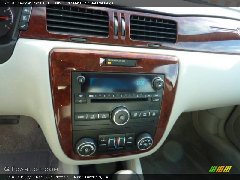 Dark Silver Metallic / Neutral Beige 2008 Chevrolet Impala LT