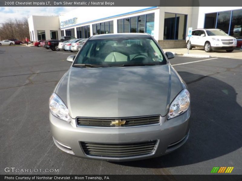 Dark Silver Metallic / Neutral Beige 2008 Chevrolet Impala LT