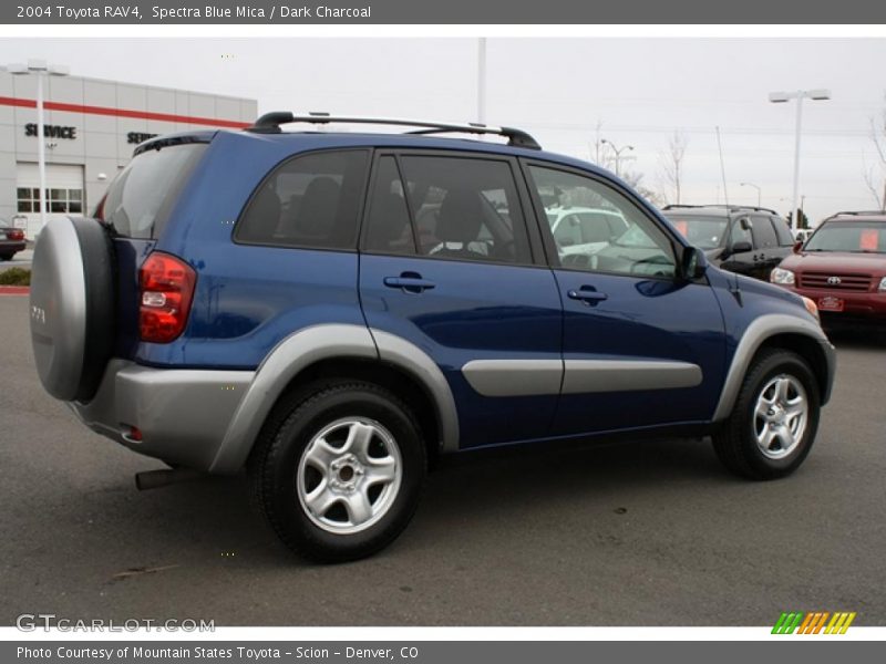 Spectra Blue Mica / Dark Charcoal 2004 Toyota RAV4