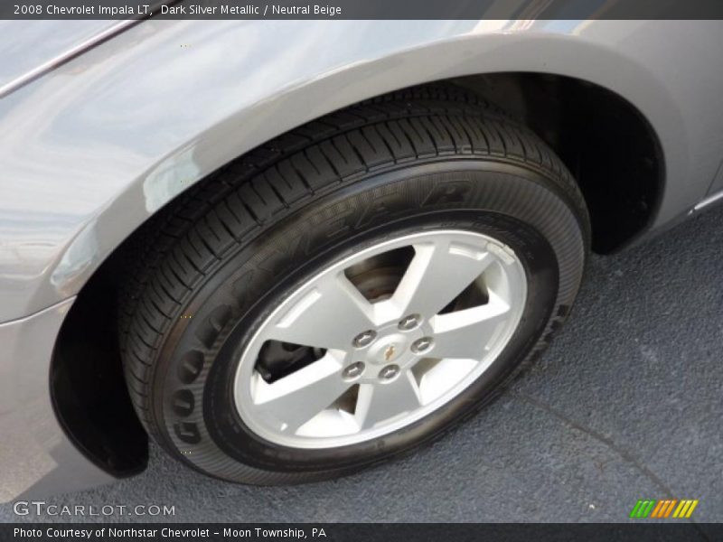 Dark Silver Metallic / Neutral Beige 2008 Chevrolet Impala LT