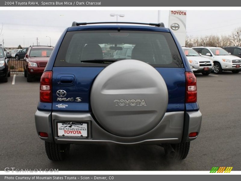 Spectra Blue Mica / Dark Charcoal 2004 Toyota RAV4