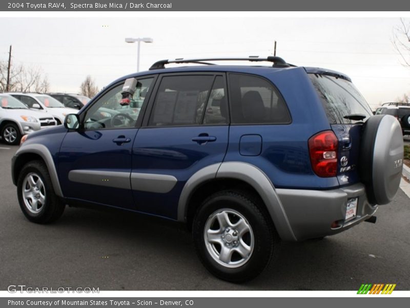 Spectra Blue Mica / Dark Charcoal 2004 Toyota RAV4