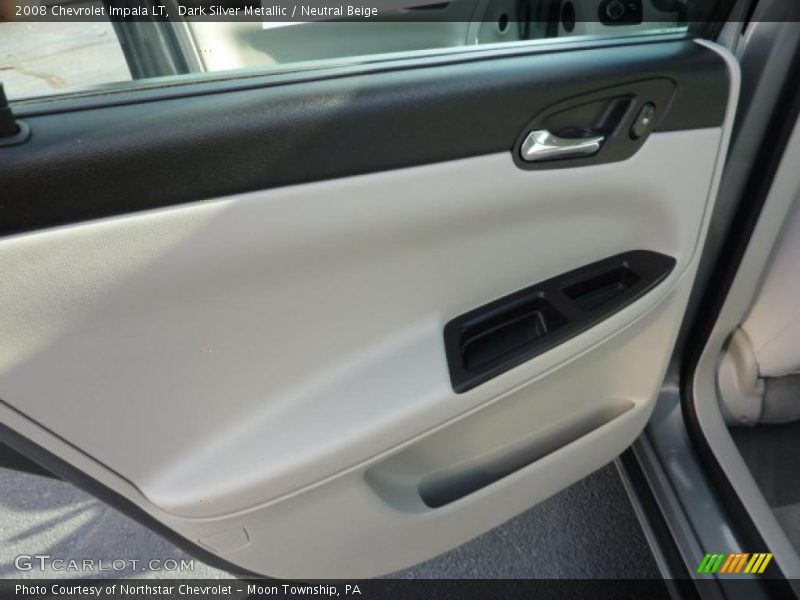 Dark Silver Metallic / Neutral Beige 2008 Chevrolet Impala LT