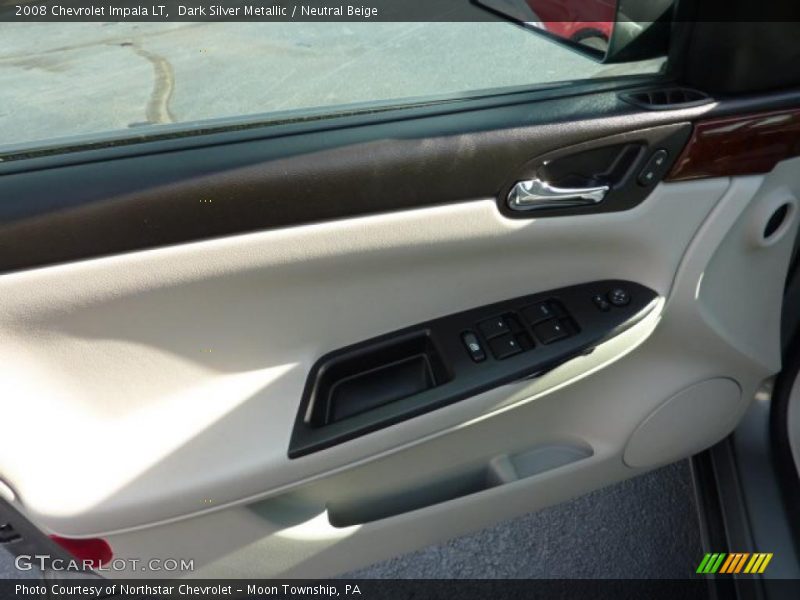 Dark Silver Metallic / Neutral Beige 2008 Chevrolet Impala LT