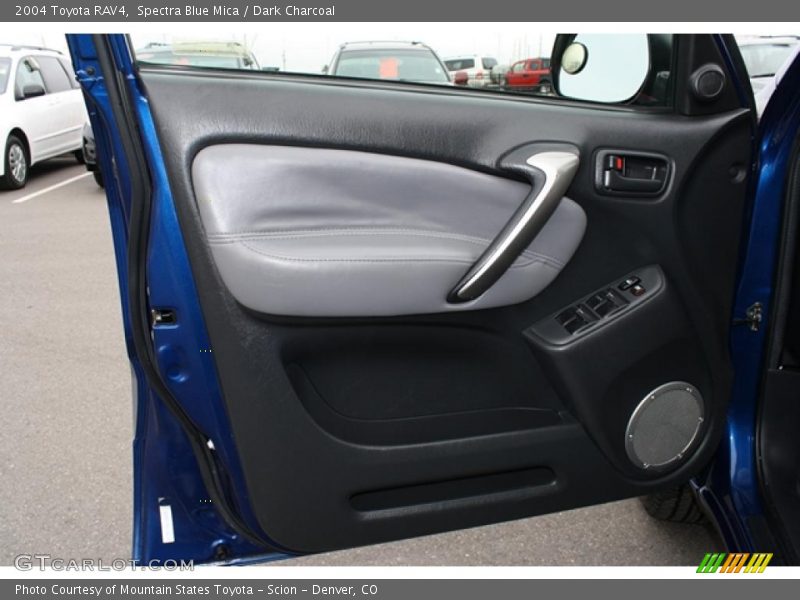 Spectra Blue Mica / Dark Charcoal 2004 Toyota RAV4