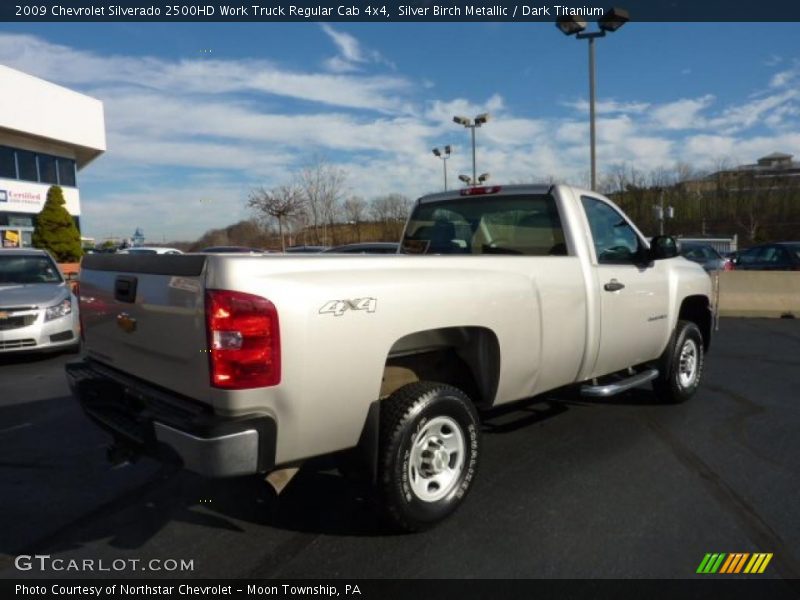  2009 Silverado 2500HD Work Truck Regular Cab 4x4 Silver Birch Metallic