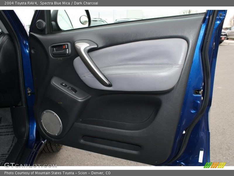 Spectra Blue Mica / Dark Charcoal 2004 Toyota RAV4