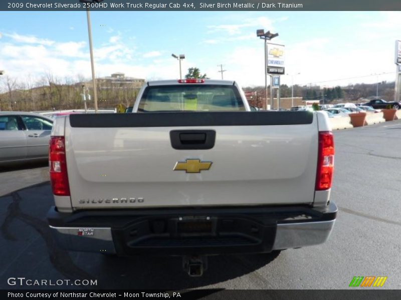 Silver Birch Metallic / Dark Titanium 2009 Chevrolet Silverado 2500HD Work Truck Regular Cab 4x4