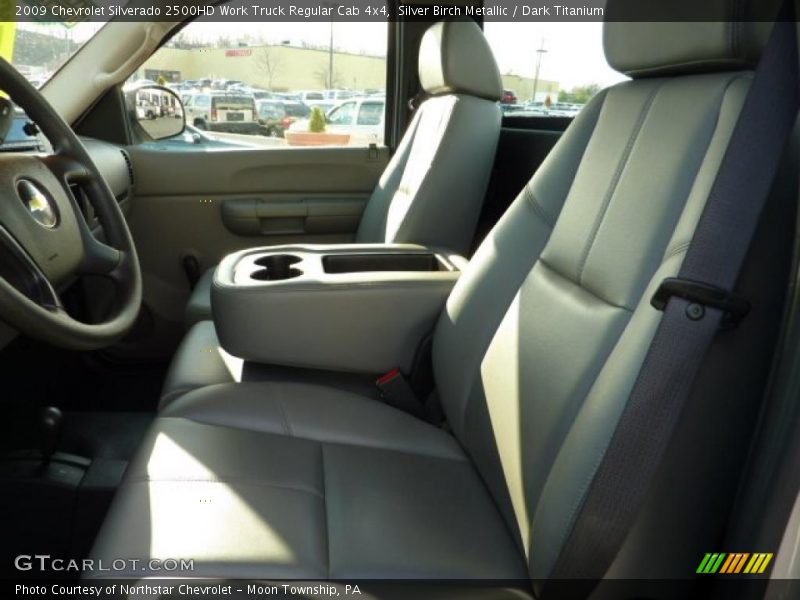 Silver Birch Metallic / Dark Titanium 2009 Chevrolet Silverado 2500HD Work Truck Regular Cab 4x4