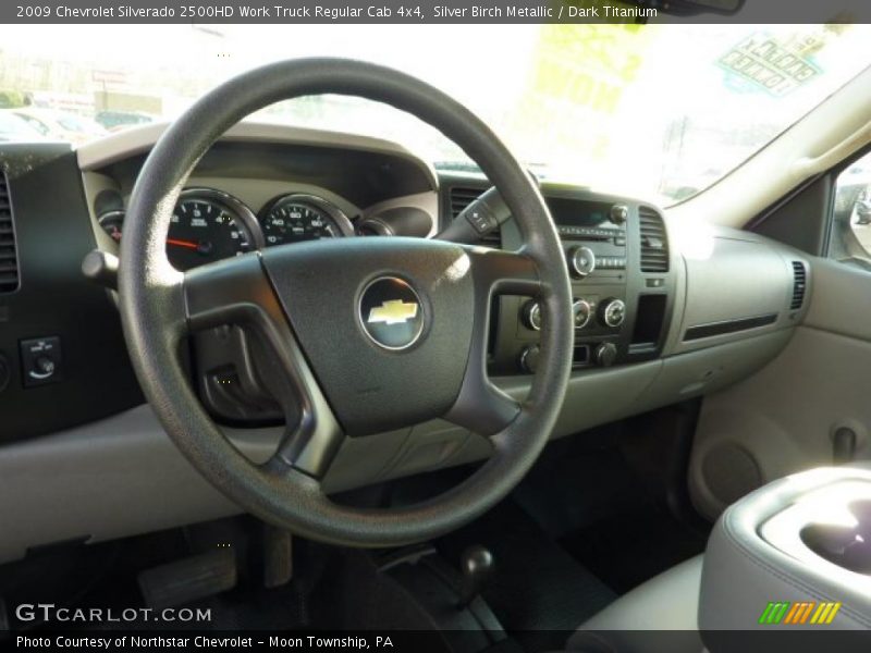 Dashboard of 2009 Silverado 2500HD Work Truck Regular Cab 4x4