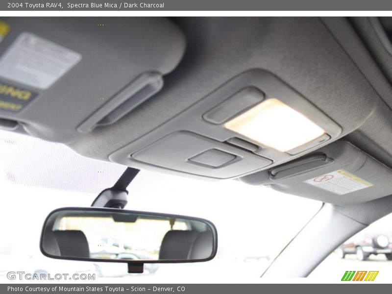 Spectra Blue Mica / Dark Charcoal 2004 Toyota RAV4