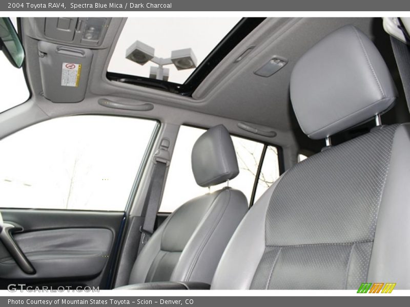 Spectra Blue Mica / Dark Charcoal 2004 Toyota RAV4
