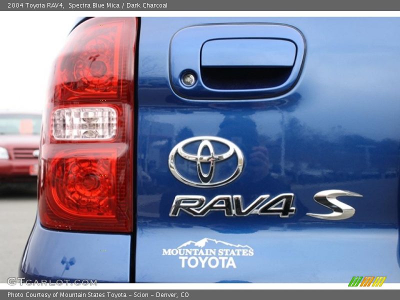 Spectra Blue Mica / Dark Charcoal 2004 Toyota RAV4