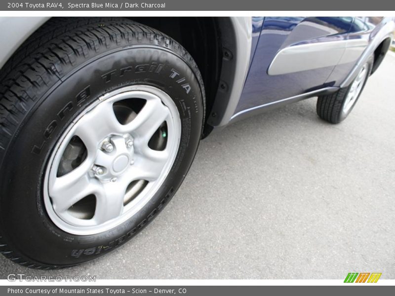 Spectra Blue Mica / Dark Charcoal 2004 Toyota RAV4