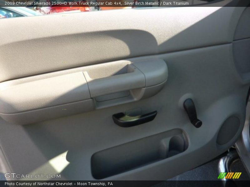 Silver Birch Metallic / Dark Titanium 2009 Chevrolet Silverado 2500HD Work Truck Regular Cab 4x4