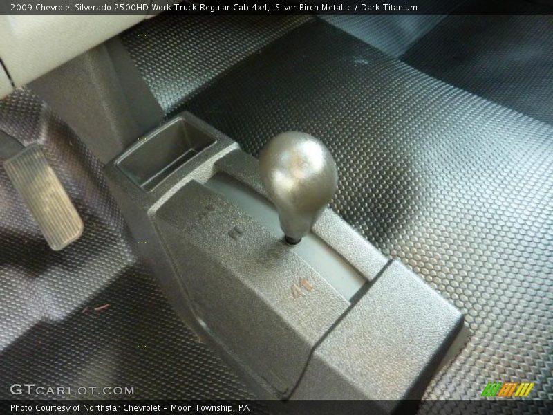 Silver Birch Metallic / Dark Titanium 2009 Chevrolet Silverado 2500HD Work Truck Regular Cab 4x4
