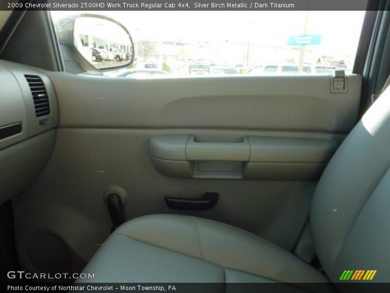 Silver Birch Metallic / Dark Titanium 2009 Chevrolet Silverado 2500HD Work Truck Regular Cab 4x4