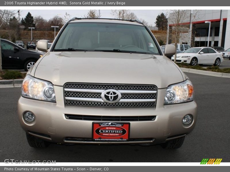 Sonora Gold Metallic / Ivory Beige 2006 Toyota Highlander Hybrid 4WD