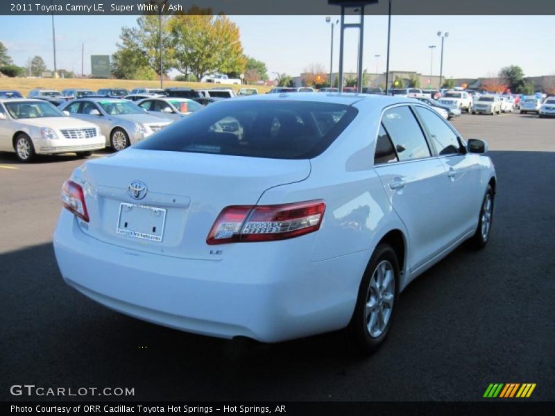 Super White / Ash 2011 Toyota Camry LE