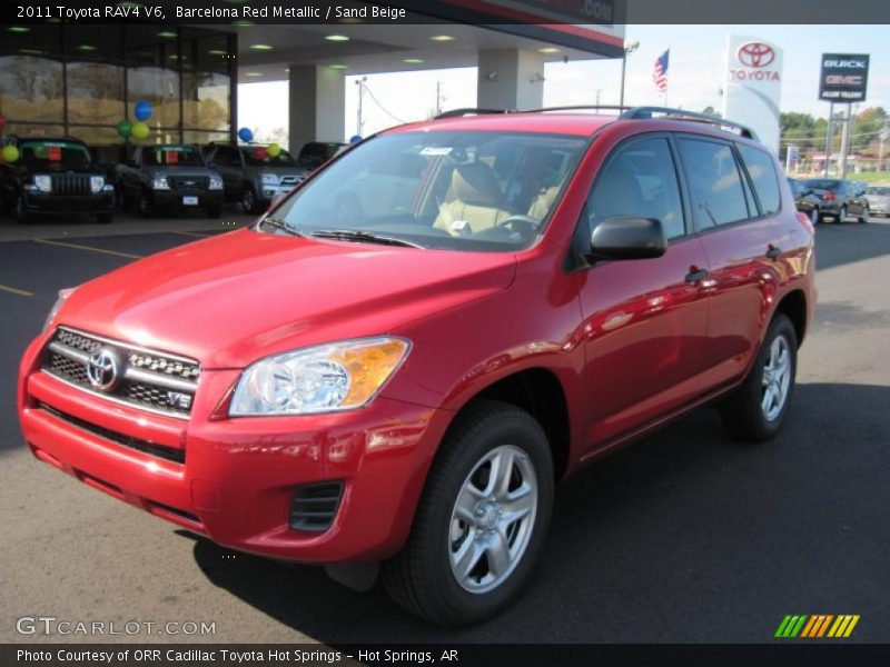 Barcelona Red Metallic / Sand Beige 2011 Toyota RAV4 V6