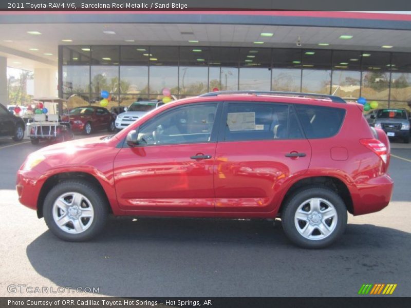 Barcelona Red Metallic / Sand Beige 2011 Toyota RAV4 V6