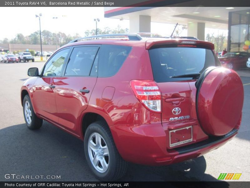 Barcelona Red Metallic / Sand Beige 2011 Toyota RAV4 V6