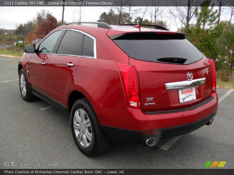 Crystal Red Tintcoat / Titanium/Ebony 2011 Cadillac SRX FWD
