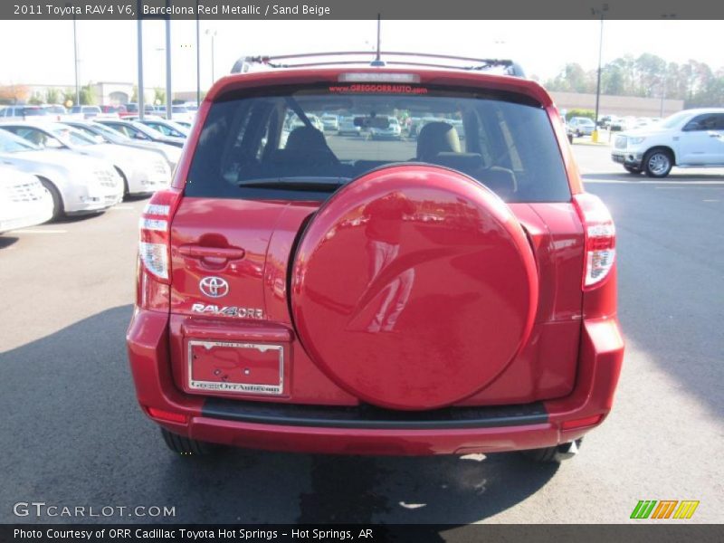 Barcelona Red Metallic / Sand Beige 2011 Toyota RAV4 V6