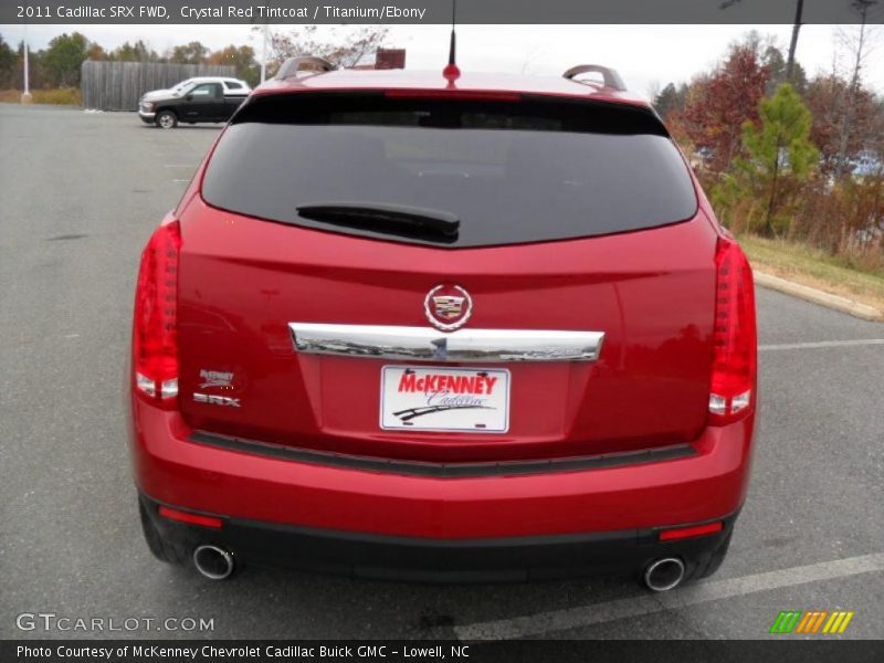 Crystal Red Tintcoat / Titanium/Ebony 2011 Cadillac SRX FWD
