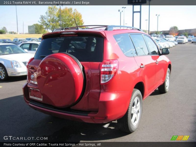 Barcelona Red Metallic / Sand Beige 2011 Toyota RAV4 V6