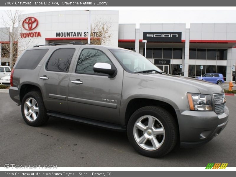 Graystone Metallic / Ebony 2007 Chevrolet Tahoe LTZ 4x4
