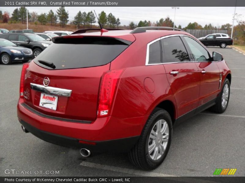 Crystal Red Tintcoat / Titanium/Ebony 2011 Cadillac SRX FWD