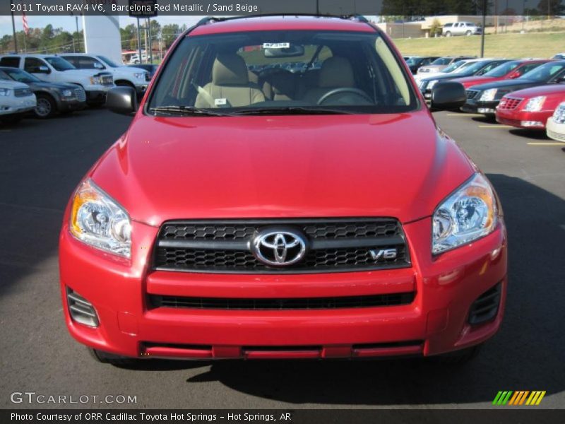 Barcelona Red Metallic / Sand Beige 2011 Toyota RAV4 V6