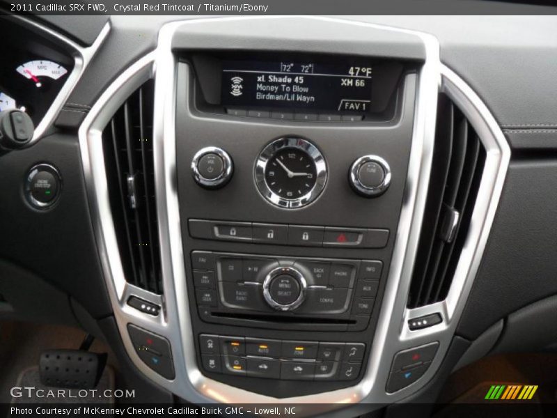 Crystal Red Tintcoat / Titanium/Ebony 2011 Cadillac SRX FWD
