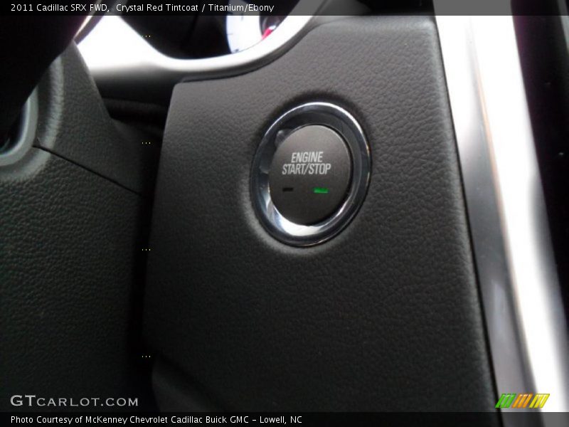 Crystal Red Tintcoat / Titanium/Ebony 2011 Cadillac SRX FWD