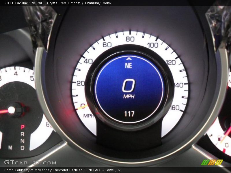 Crystal Red Tintcoat / Titanium/Ebony 2011 Cadillac SRX FWD