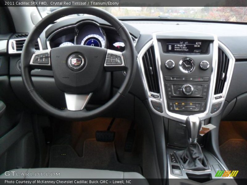 Crystal Red Tintcoat / Titanium/Ebony 2011 Cadillac SRX FWD