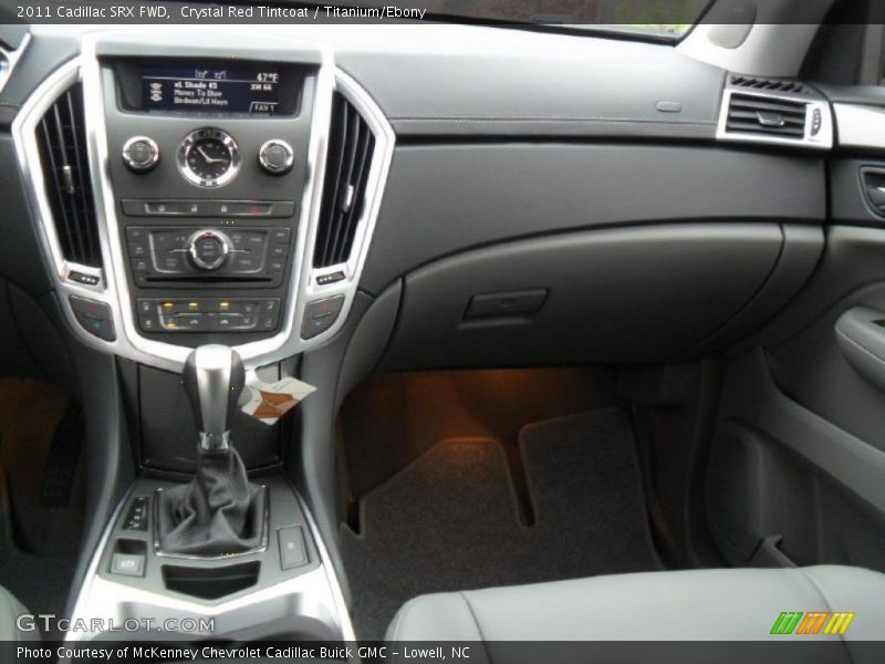 Crystal Red Tintcoat / Titanium/Ebony 2011 Cadillac SRX FWD