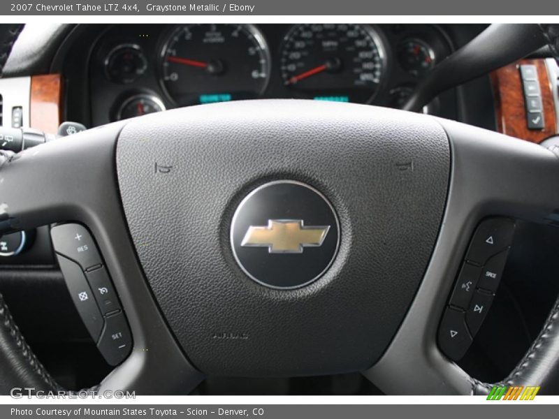 Graystone Metallic / Ebony 2007 Chevrolet Tahoe LTZ 4x4