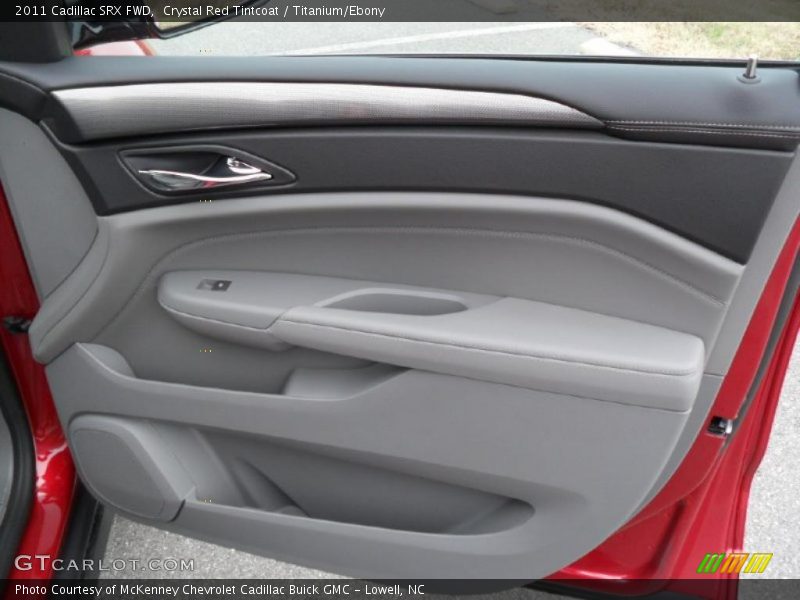 Crystal Red Tintcoat / Titanium/Ebony 2011 Cadillac SRX FWD