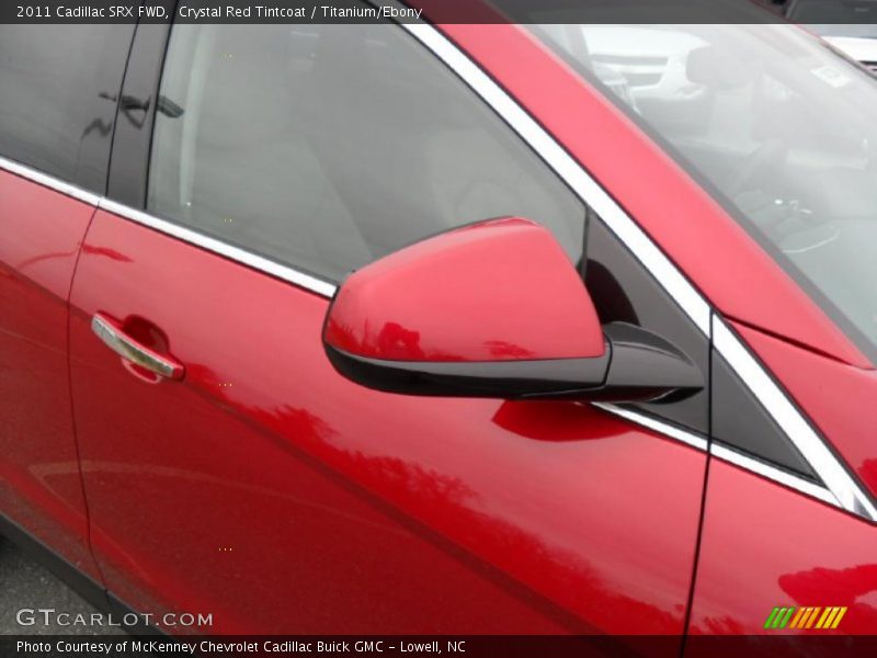 Crystal Red Tintcoat / Titanium/Ebony 2011 Cadillac SRX FWD